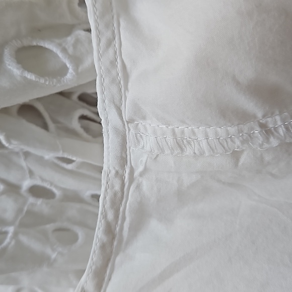 J Crew sleeveless eyelet‎ peplum blouse size small - Picture 13 of 16